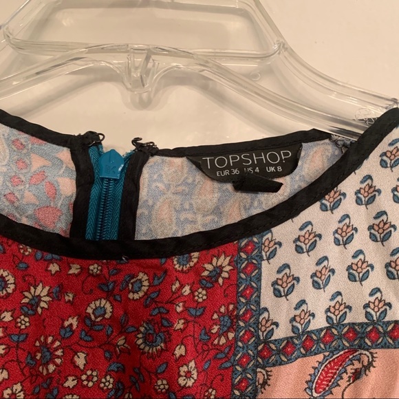 Topshop Paisley Print Tee - Picture 6 of 6